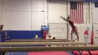 Backhandspring Layout Stepout