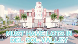 MUST HAVE Lots in Del Sol Valley //The Sims 4 // NO CC // The Sims 4