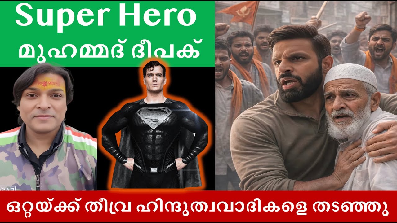 ഞാൻ മുഹമ്മദ് ദീപക്!! Super Hero തീവ്ര ഹിന്ദുത്വയെ തോൽപിച്ച നല്ല ഹിന്ദു #mohammaddeepak #rahuleaswar 