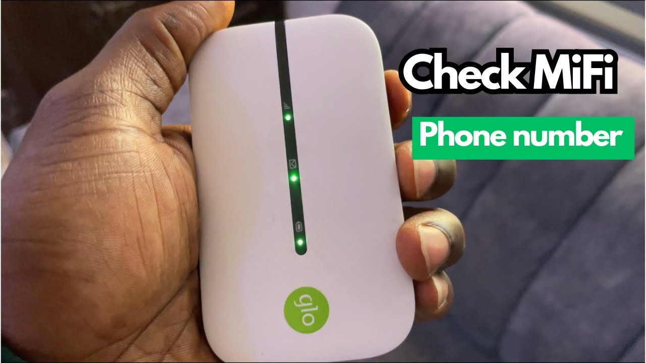 Как проверить номер телефона Glo MiFi, не извлекая аккумулятор MiFi