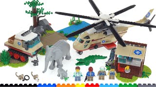 LEGO City Wildlife Rescue Operation 60302 review! Elephants & monkeys & oh my!