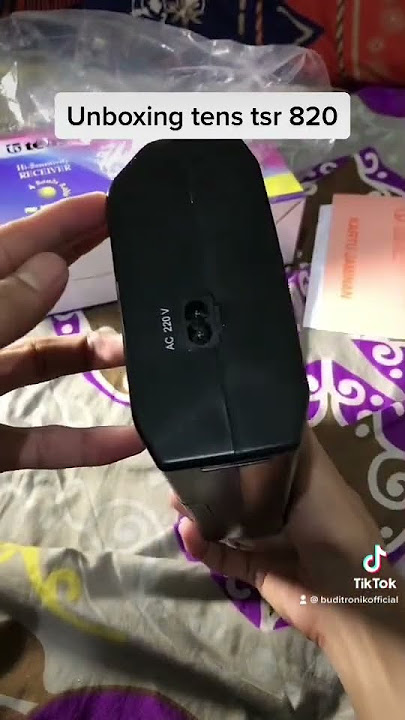 UNBOXING RADIO TENS TSR 820 RADIO JADUL