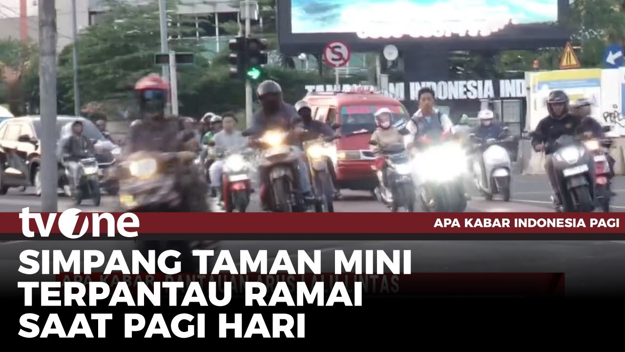 Pantauan Arus Lalu Lintas di Kawasan Taman Mini, Jakarta Timur | AKIP tvOne