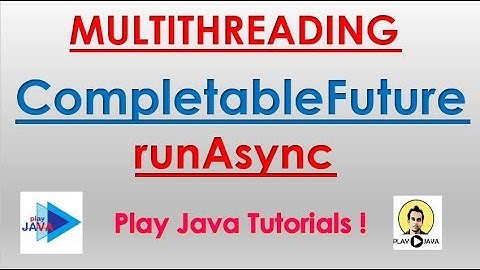 CompletableFuture In Java8 (runAsync)