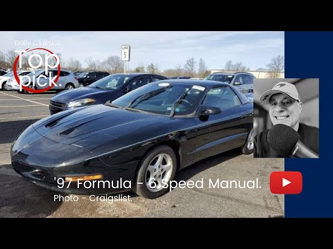 TOP PICK – 1997 Pontiac Firebird FORMULA – 5.7L V8 – 6 Speed Manual – 105K miles – PA.