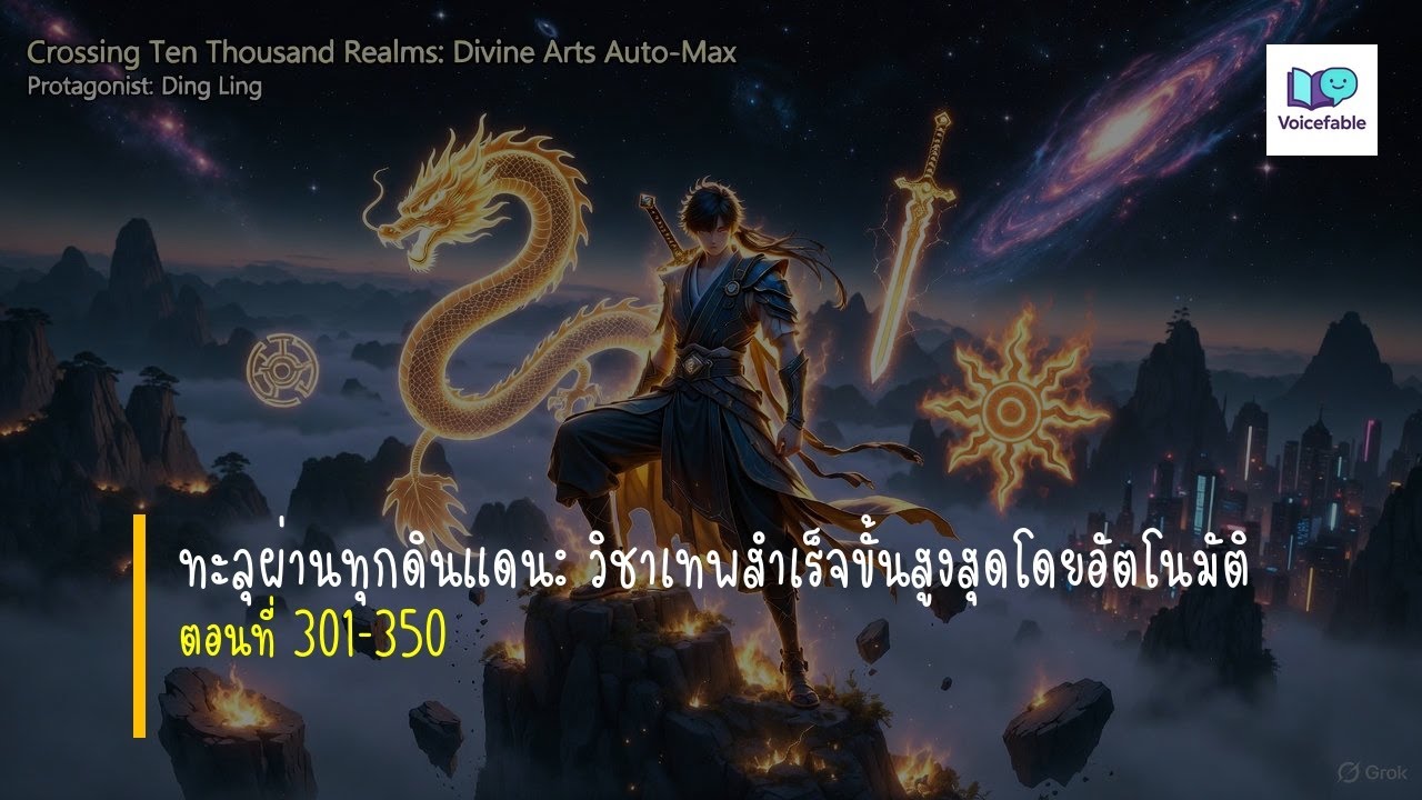 ทะลุผ่านทุกดินแดน: วิชาเทพสำเร็จขั้นสูงสุดโดยอัตโนมัติ 301-350 #นิยายเสียง