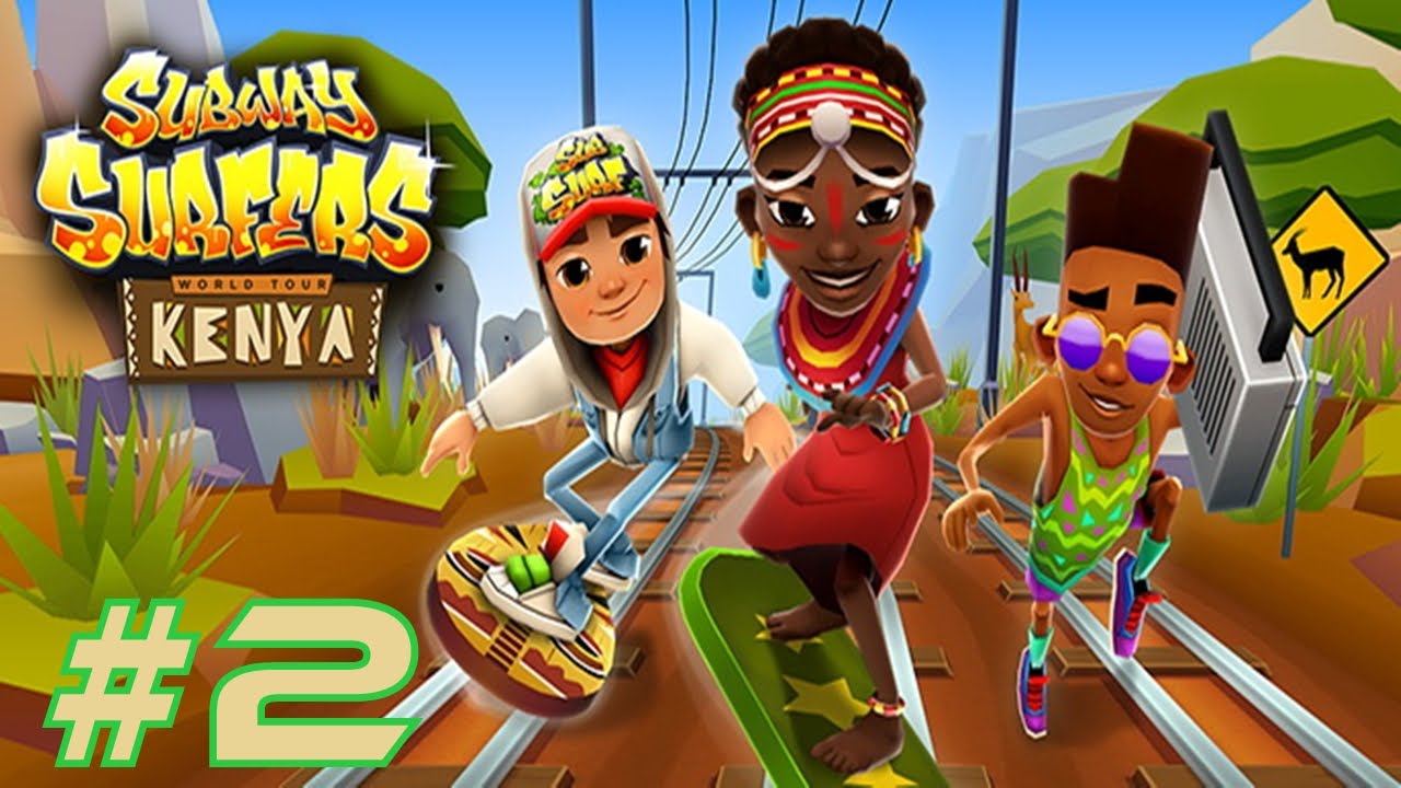 Subway Surfers: Kenya - Samsung Galaxy S6 Edge Gameplay #2
