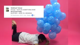 How Many Balloons Does It Take To Levitate A Banana? || Feat. Shayan Roy