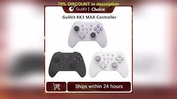 A must-have product! GuliKit KK3 MAX Controller NS39 KingKong 3 Gamepad with Hall Effect Joysticks
