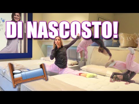 SNEAKING into the mattress store!