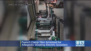 French Camp Man, 38, Found To Be In Possession Of 20 Stolen Electric Scooters