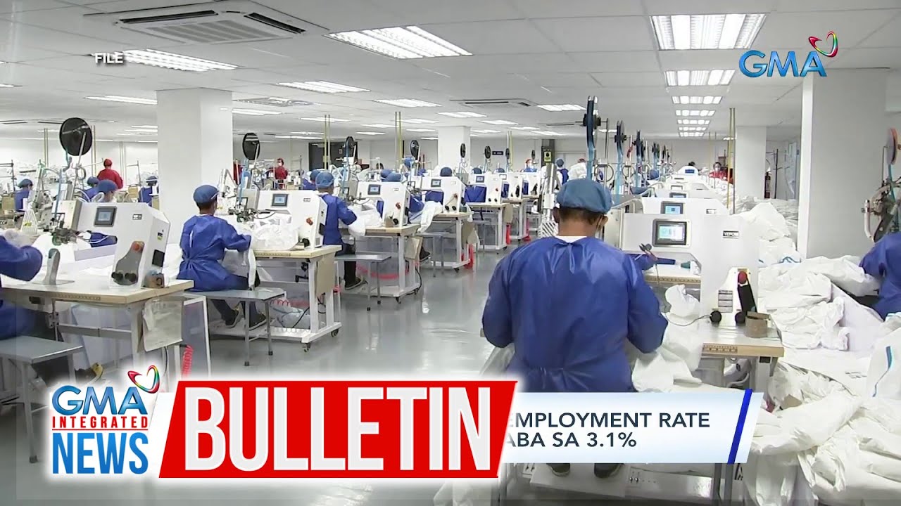 PHL Statistics Authority: Unemployment rate nitong December 2023,... | GMA Integrated News Bulletin