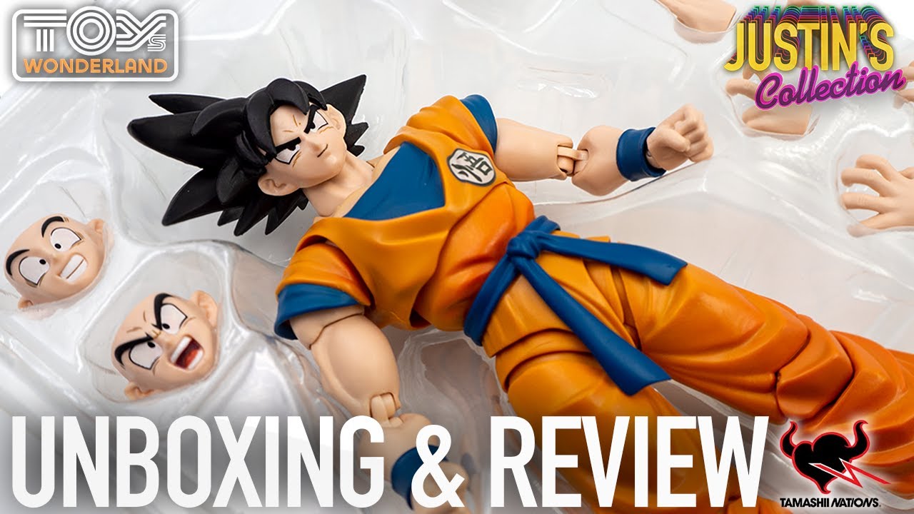 Goku Dragon Ball Super: Super Hero S.H.Figuarts Unboxing & Review 