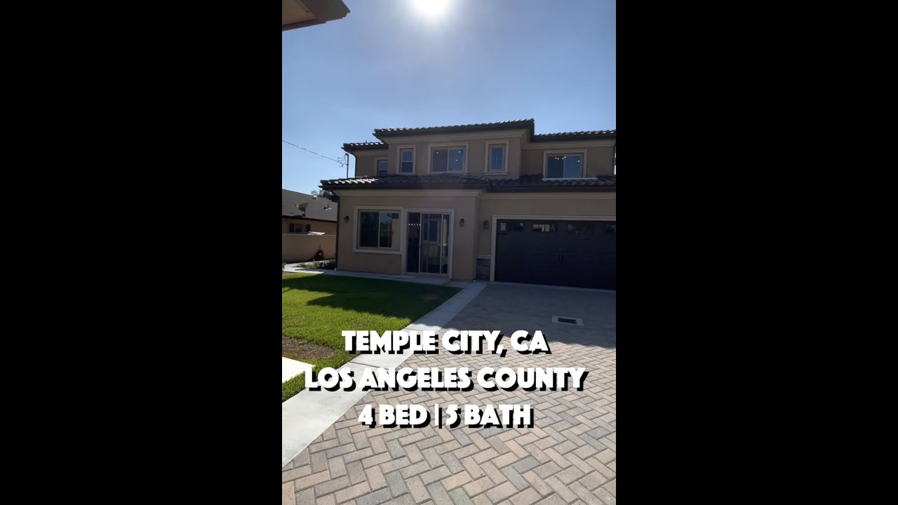 Temple City Home For Sale 6 bedrooms 7 bathrooms Los Angeles Home