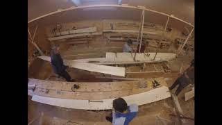 Båtbygging Timelapse Boatbuilding Timelapse - Fosen Folk School