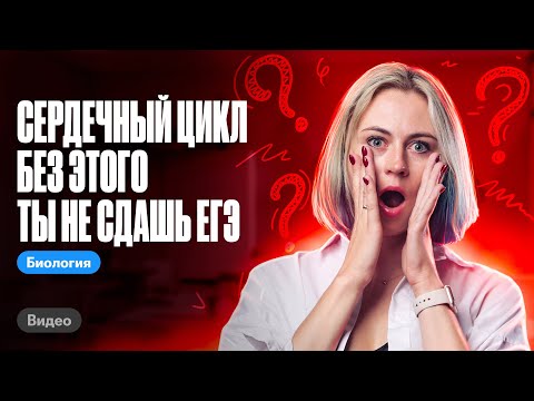 Сердечный цикл. Без ЭТОГО ты не сдашь ЕГЭ | ЛЕКЦИЯ по биологии | Ксения Напольская 100балльный