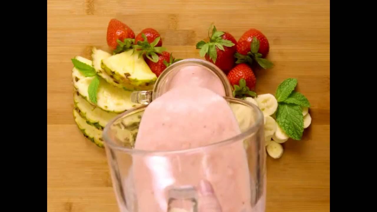 Copycat Recipe Deliciously Simple Jamba Juice Aloha Pineapple Smoothie Youtube