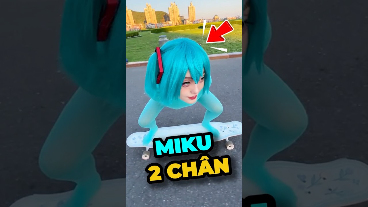 Cách trở thành Miku 2 chân #cosplay #shorts #minnacosplay
