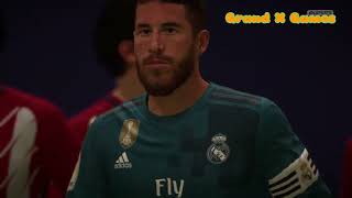 real madrid vs atletico madrid ريال مدريد يواجه اتلتيكو مدريد ضمن الدوري الاسباني fifa18 فيفا18