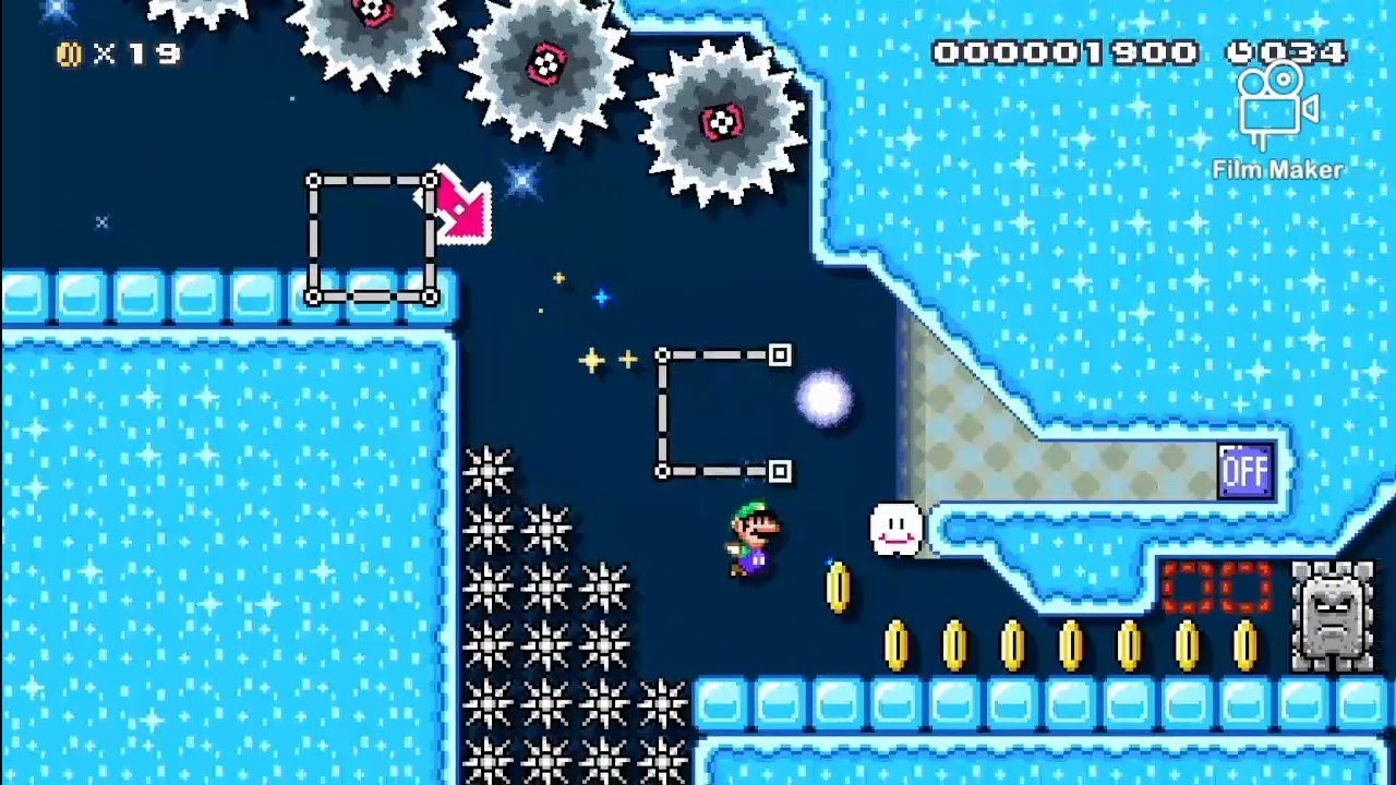 Snowball Throw, Run, Rock [40s] by PowerNongX SMM2