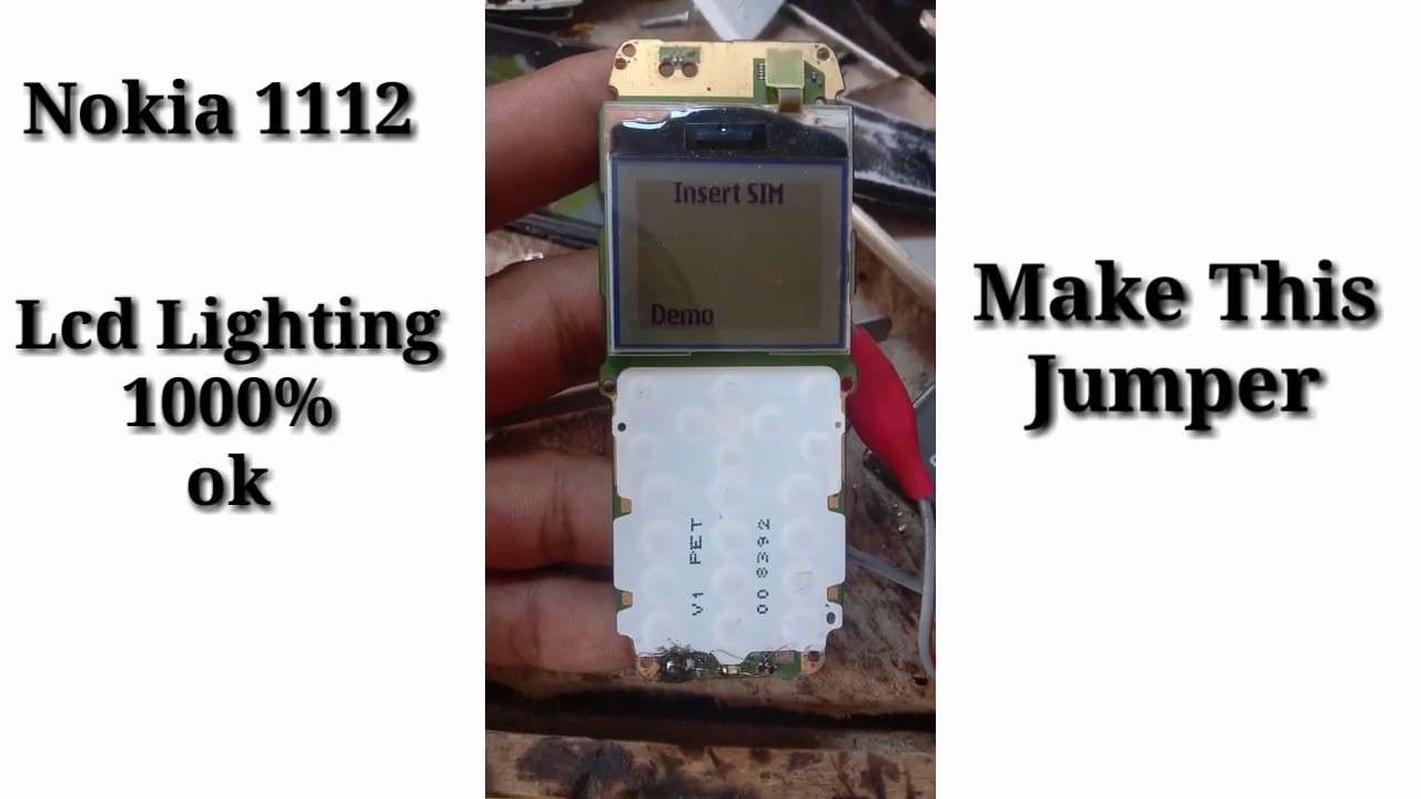 Nokia 1112,1110 Lcd lighting  solution