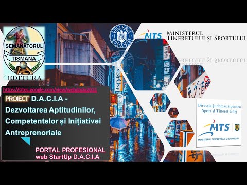 ppt PORTAL web StartUp DACIA AST DJST 2021 Canvas