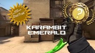 Most Expensive Knife Unboxing On Youtube Karambit Emerald New Gamma Case