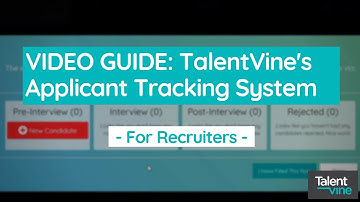 For Recruiters: TalentVine