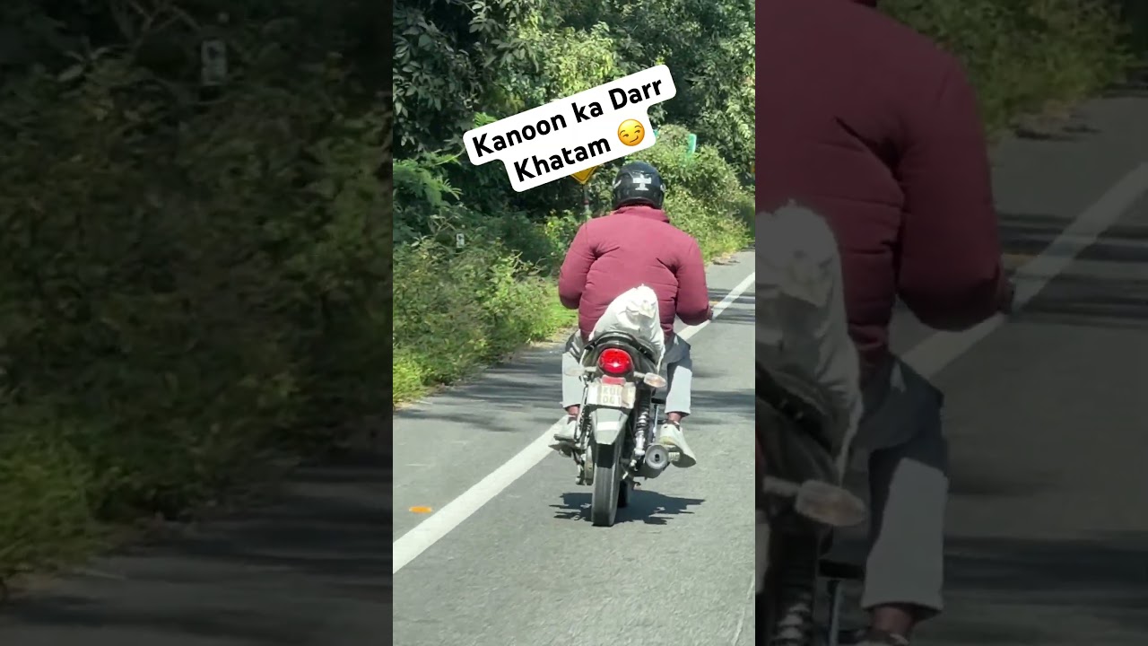 Kaanoon ka darr nahi raha 😏