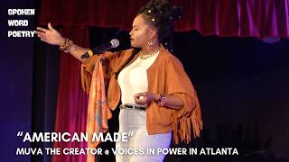 Muva The Creator - American Made @ Voices In Power | Atlanta 2025 | Spoken Word Poetry