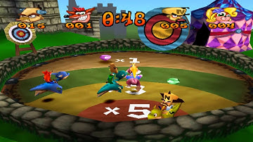 Crash Bash Walkthrough: Part 42 - Floor 5 Gold Relics 1/3