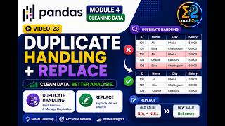 Pandas Duplicate Handling + Replace V-23 🔥 | Remove Duplicates & Clean Data | Bangla Tutorial