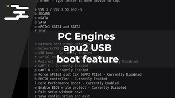PC Engines apu2 USB boot feature