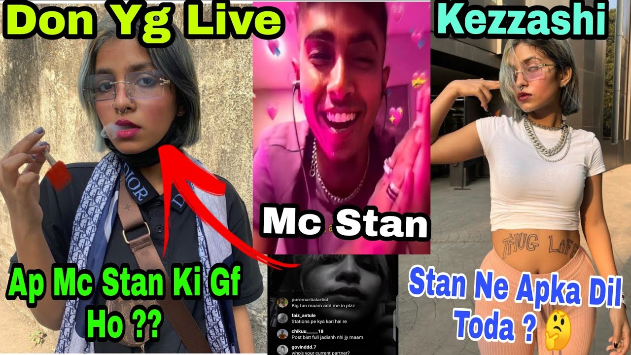 MC STΔN Girlfriend Kezzashi Live Reply to MC Stan Instagram Live Explained  By ArshVerse 