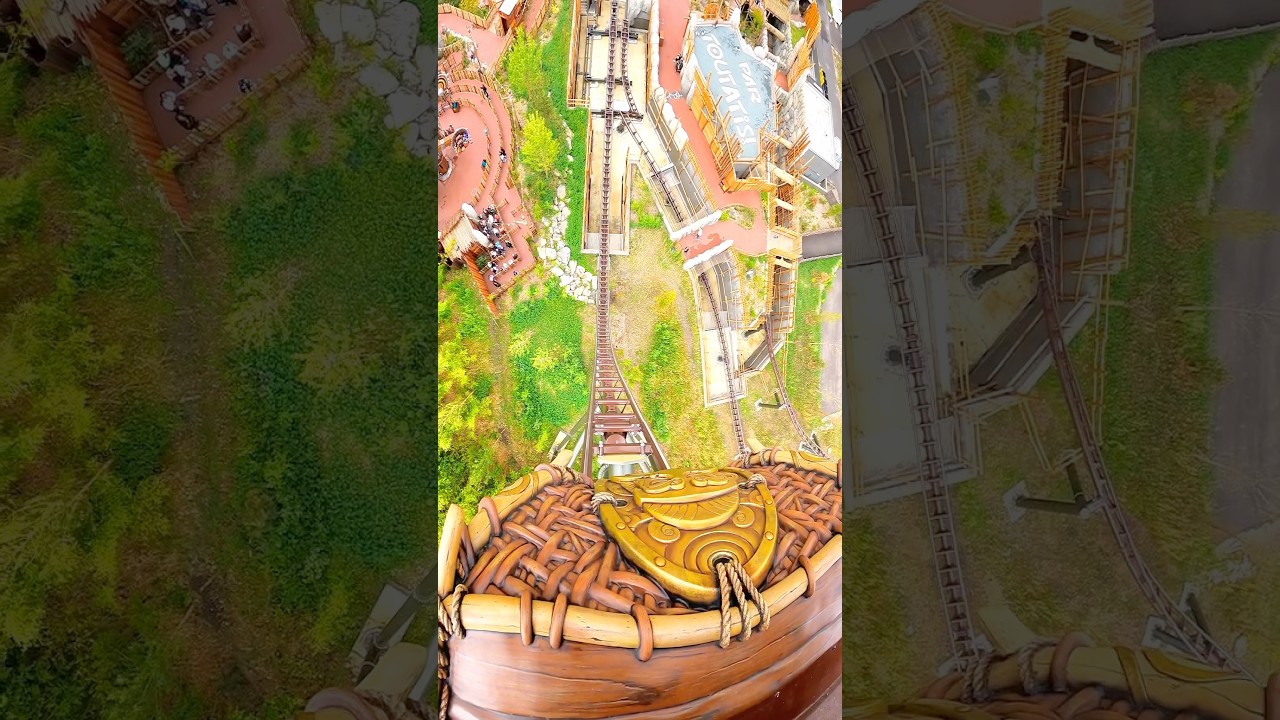 MASSIVE Spike Coaster in FRANCE! 🔥 #shorts #rollercoaster