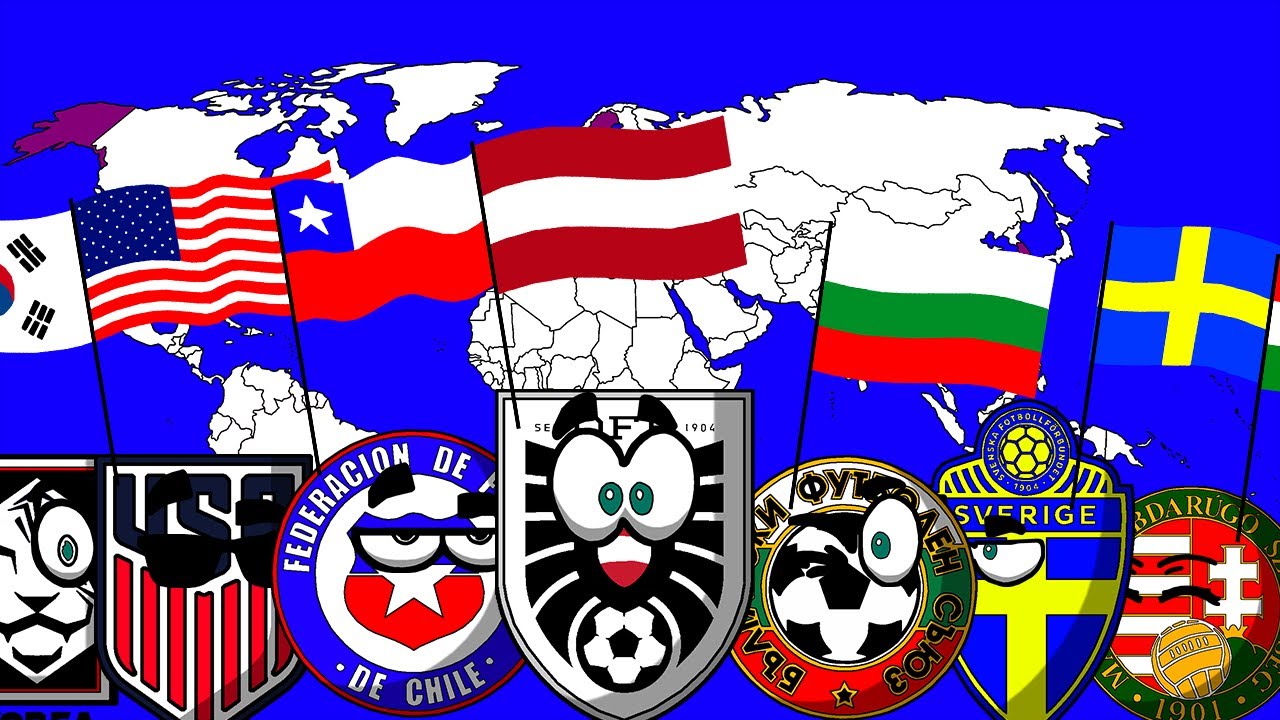 As SELEÇÕES MÉDIAS que foram longe EM COPA DO MUNDO