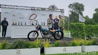 Funniest Winners Speech ever! 1947 custom Indian Chief Quail Winner