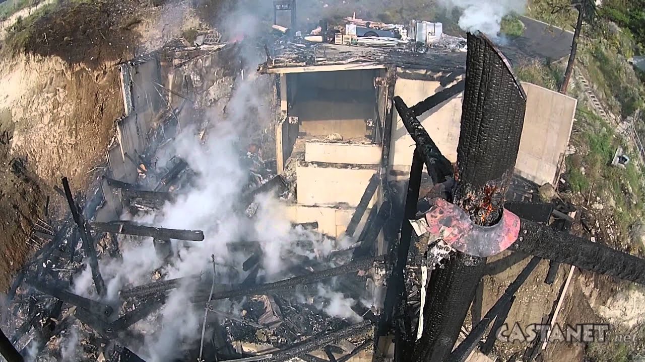 Peachland house fire YouTube