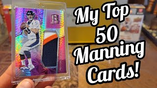 My Top 50 Post Retirement Peyton Manning Cards! (2016-2022)
