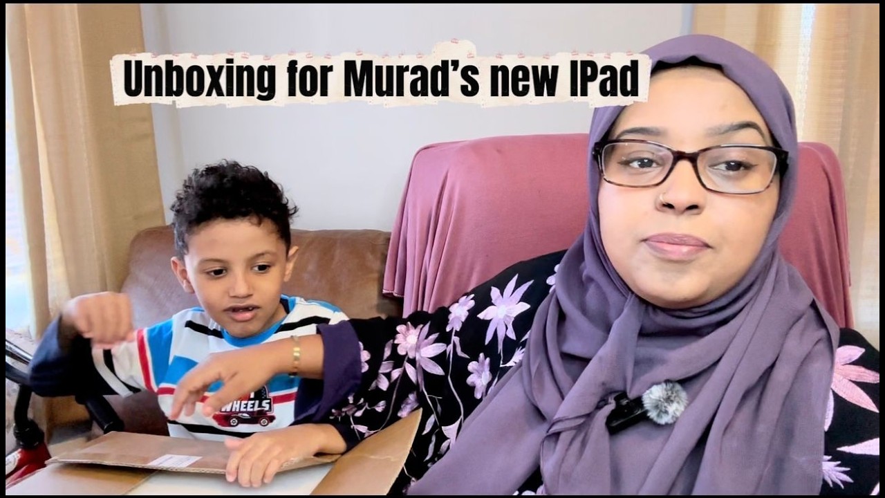 Unboxing Murad's new iPad/valentine's Gift to my son/#happyvalentiensday#memoriesareforever