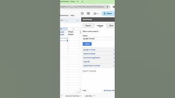 Export Emails From Gmail to Google Sheets