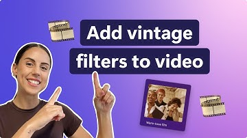 How to add vintage filters to a video