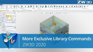 ZW3D 2020: More Exclusive Library Commands