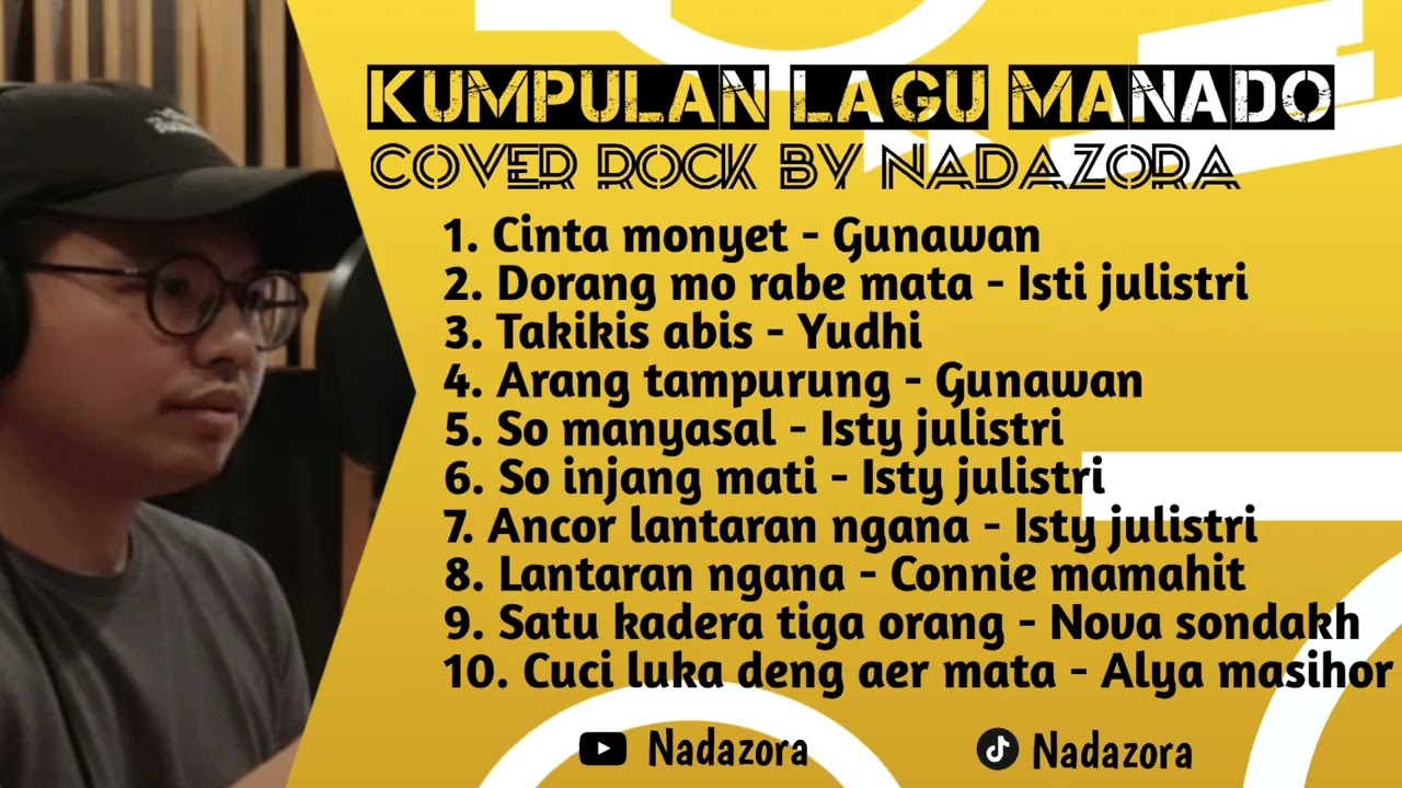 Kumpulan Lagu Manado Cover by Nadazora | Lagu Manado Paling Populer