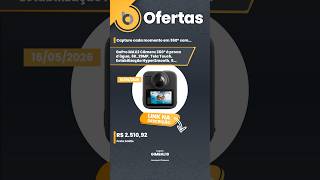 GoPro MAX2 Câmera 360° à prova d'água, 8K, 29MP, Tela Touch, Estabilização HyperSmooth, 6 Mic...