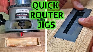 Easily Make Router Jigs for Pocket Door Hardware - 4 Jigs