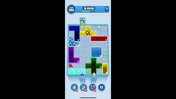 Drop Away Level 205 Walkthrough Solution