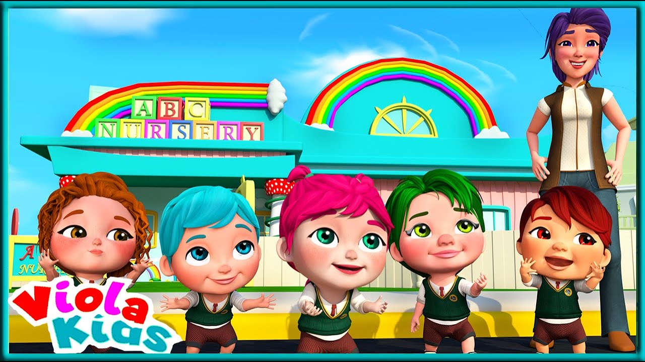 Der Garten ist Voll Grün mehr Kinderlied Baby Hai Viola kinderen