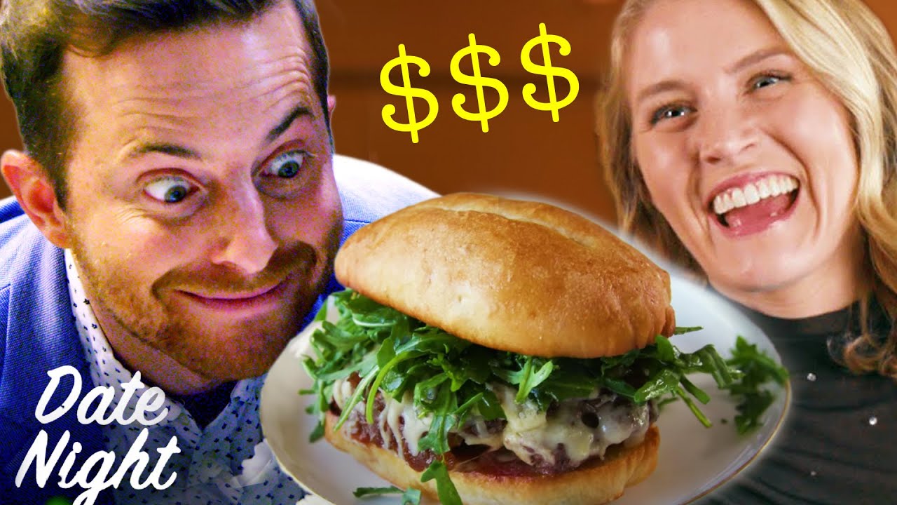 Home-Cooked Vs. $55 Fancy Burger Meal - YouTube