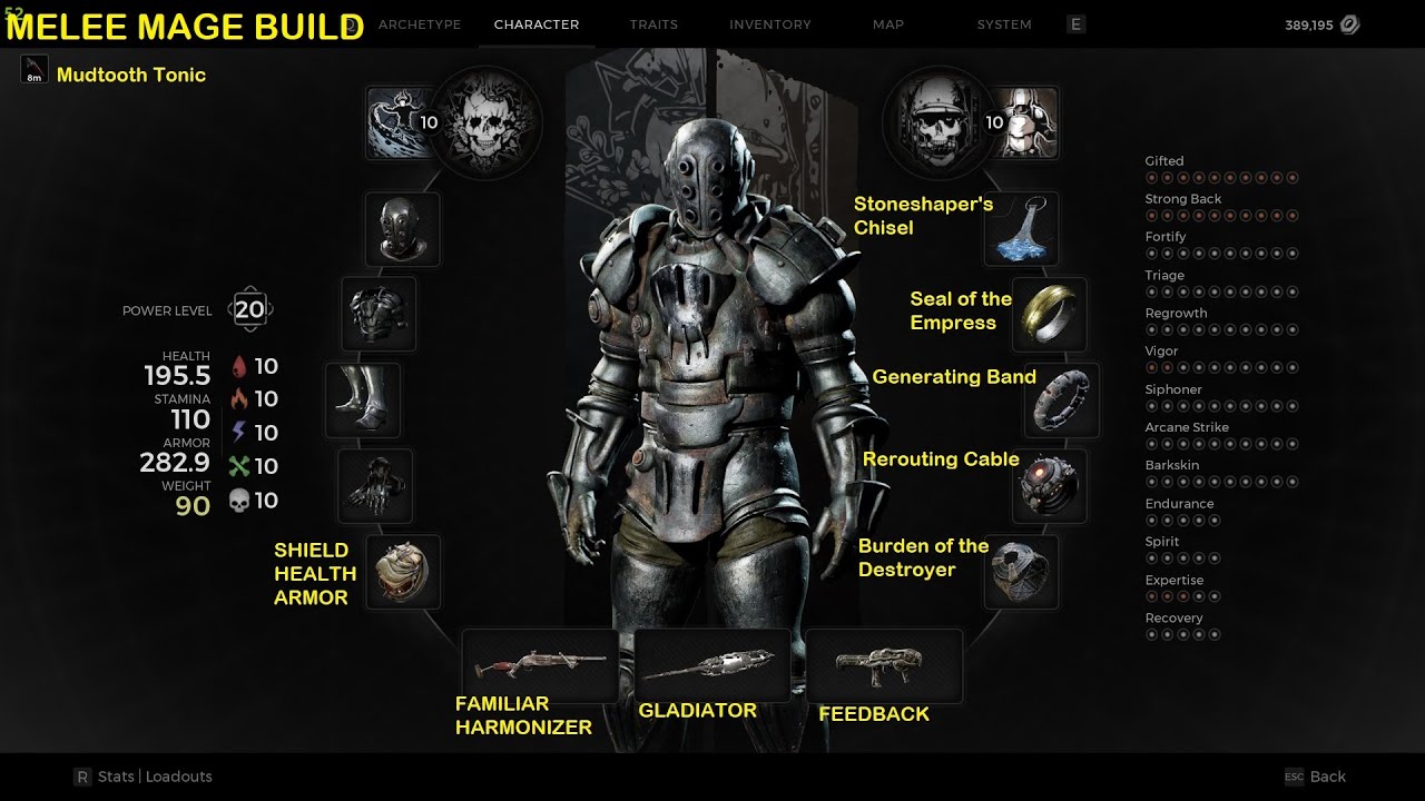 Remnant II - Melee Mage Build with Stoneshaper's Chisel Amulet!!